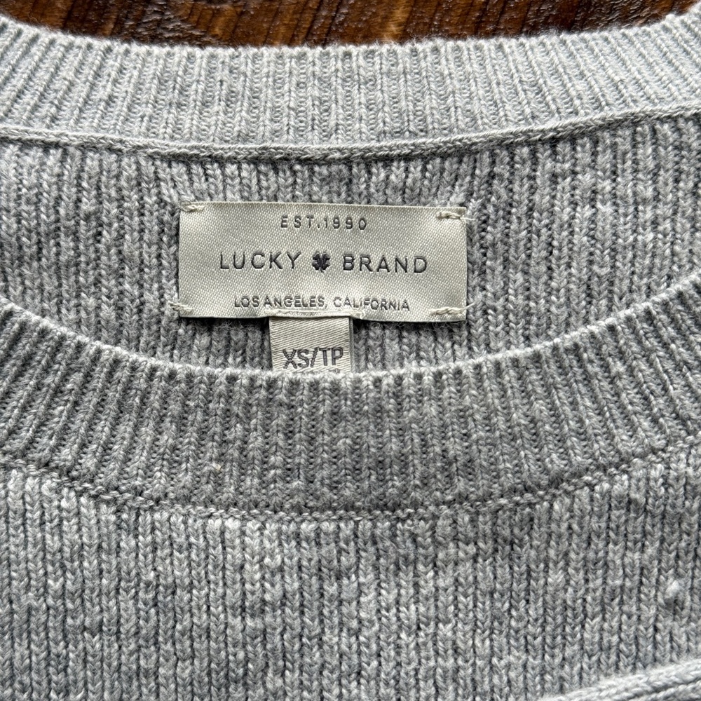 Lucky Brand Crewneck Knit Sweater